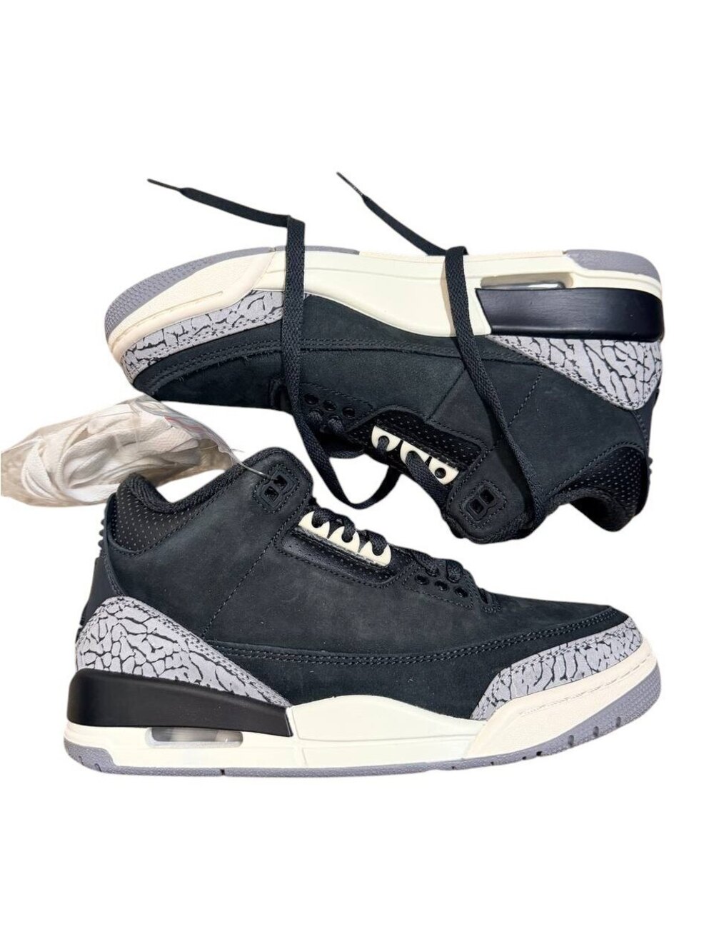 Air Jordan 3 Retro Off Noir Women's Size 7 w/ Box